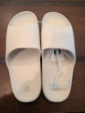 White Fable Tan Slides Size 9